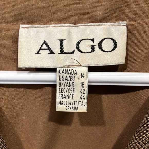 🌼 3/$20 Algo Blazer Style Jacket Size 14 - Picture 3 of 7